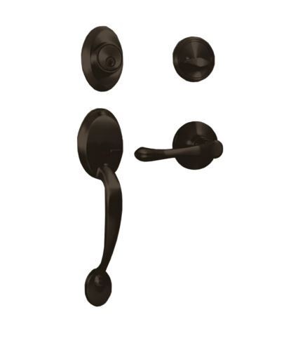 Weslock 02815-V0020 Hillcrest Dummy Handleset with Somerset Lever