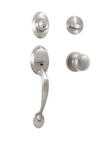 Weslock 02815-0020 Hillcrest Dummy Handleset with Salem Knob