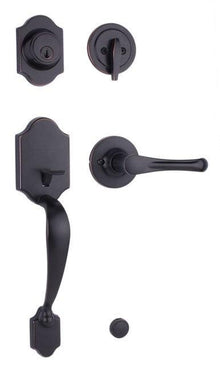 Weslock 02820-VFR2D Parkside Single Cylinder Handleset with Somerset Lever