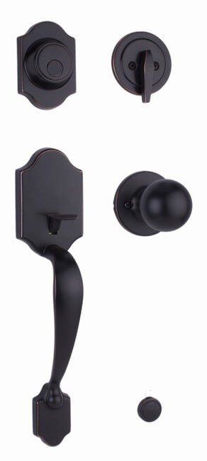 Weslock 02825-G0020 Parkside Dummy Handleset with Hudson Knob