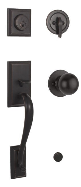 Weslock 02830-GFR2D Mercy Single Cylinder Handleset with Hudson Knob