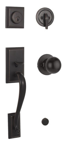 Weslock 02830-GFR2D Mercy Single Cylinder Handleset with Hudson Knob