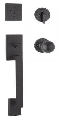 Weslock 02840-GFR2D Bailey Single Cylinder Handleset with Hudson Knob
