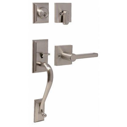 Weslock 02860-9-FR2D Mayo Single Cylinder Handleset with Brady Door Lever.