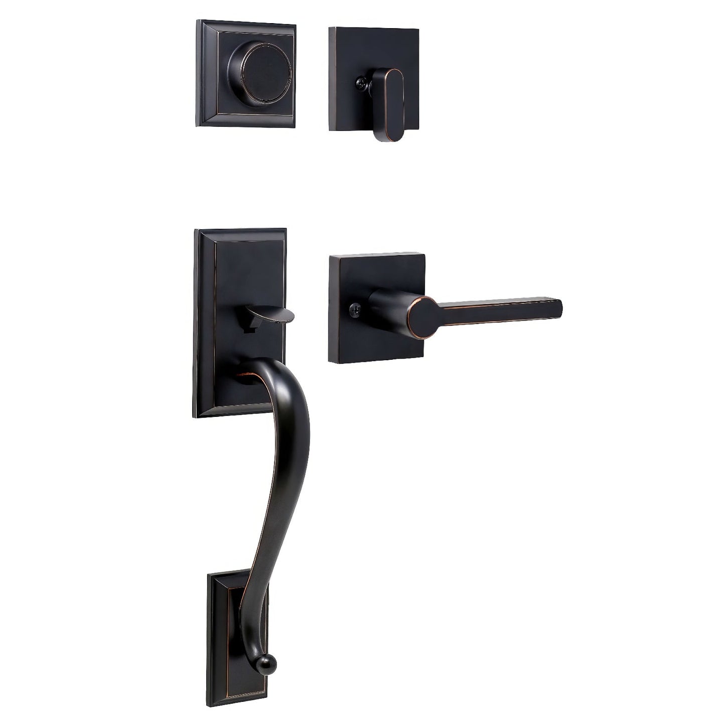 Weslock 02865-9-0020 Mayo Dummy Handleset with Brady Door Lever.