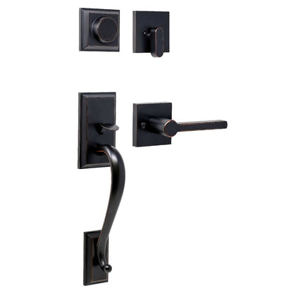 Weslock 02865-9-0020 Mayo Dummy Handleset with Brady Door Lever.