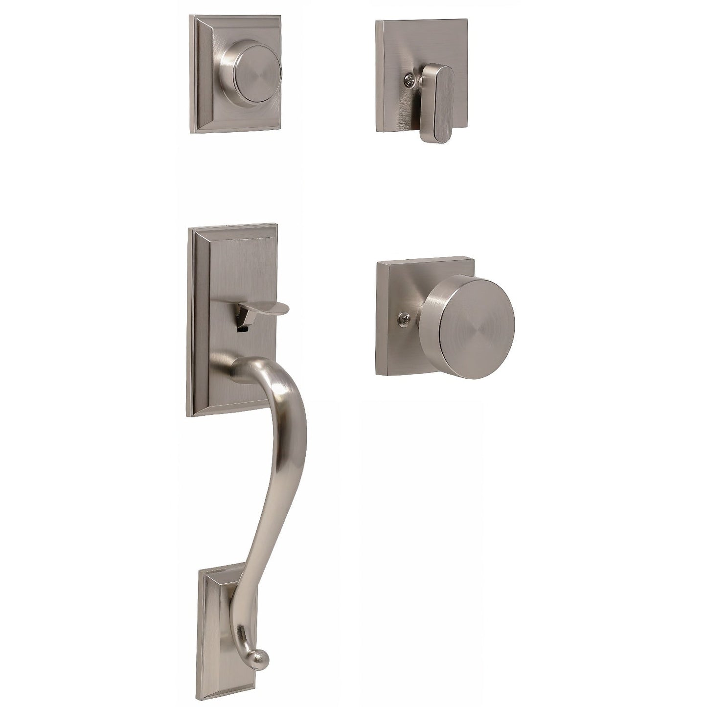 Weslock 02865-4-0020 Mayo Dummy Handleset with Mesa Door Knob.