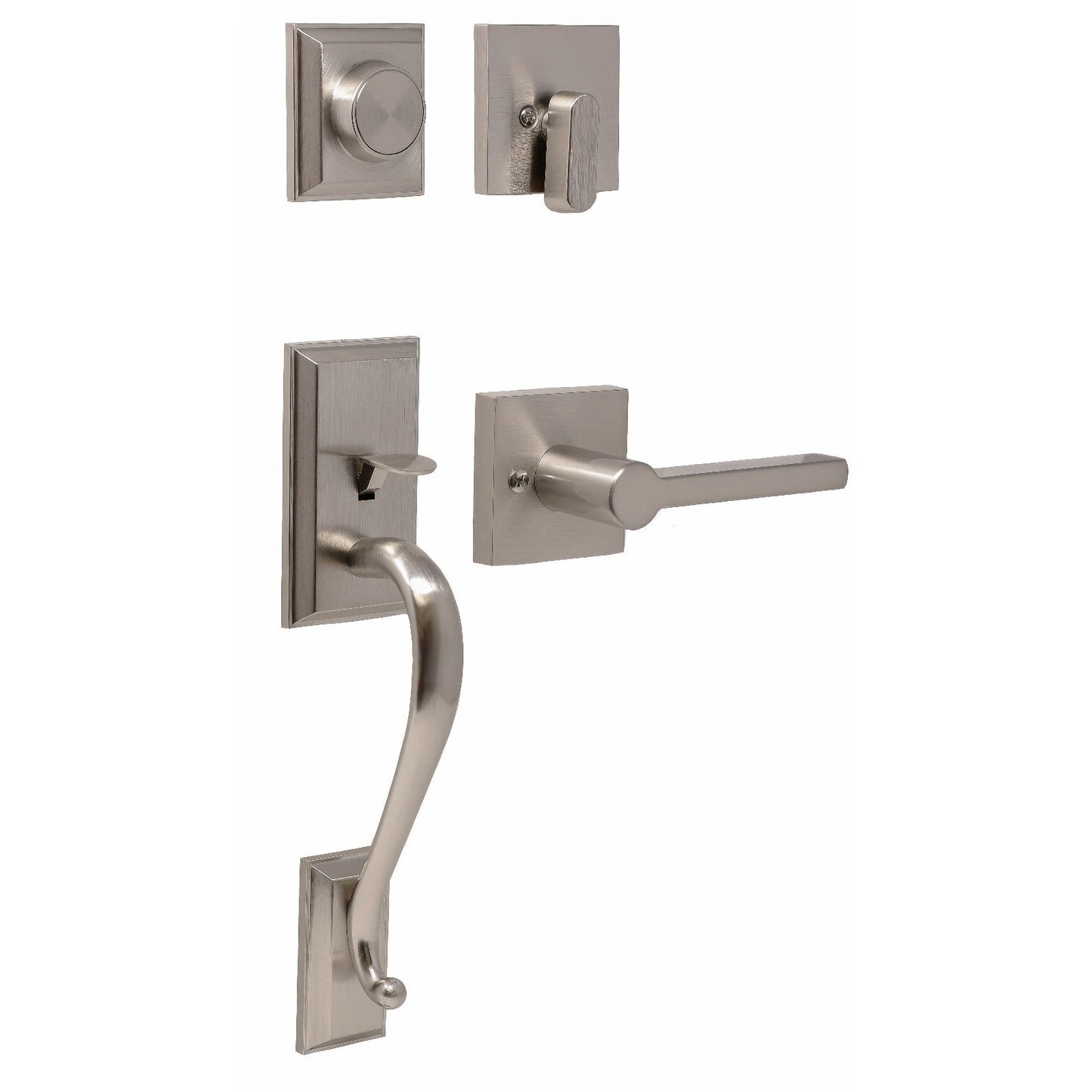 Weslock 02865-9-0020 Mayo Dummy Handleset with Brady Door Lever.