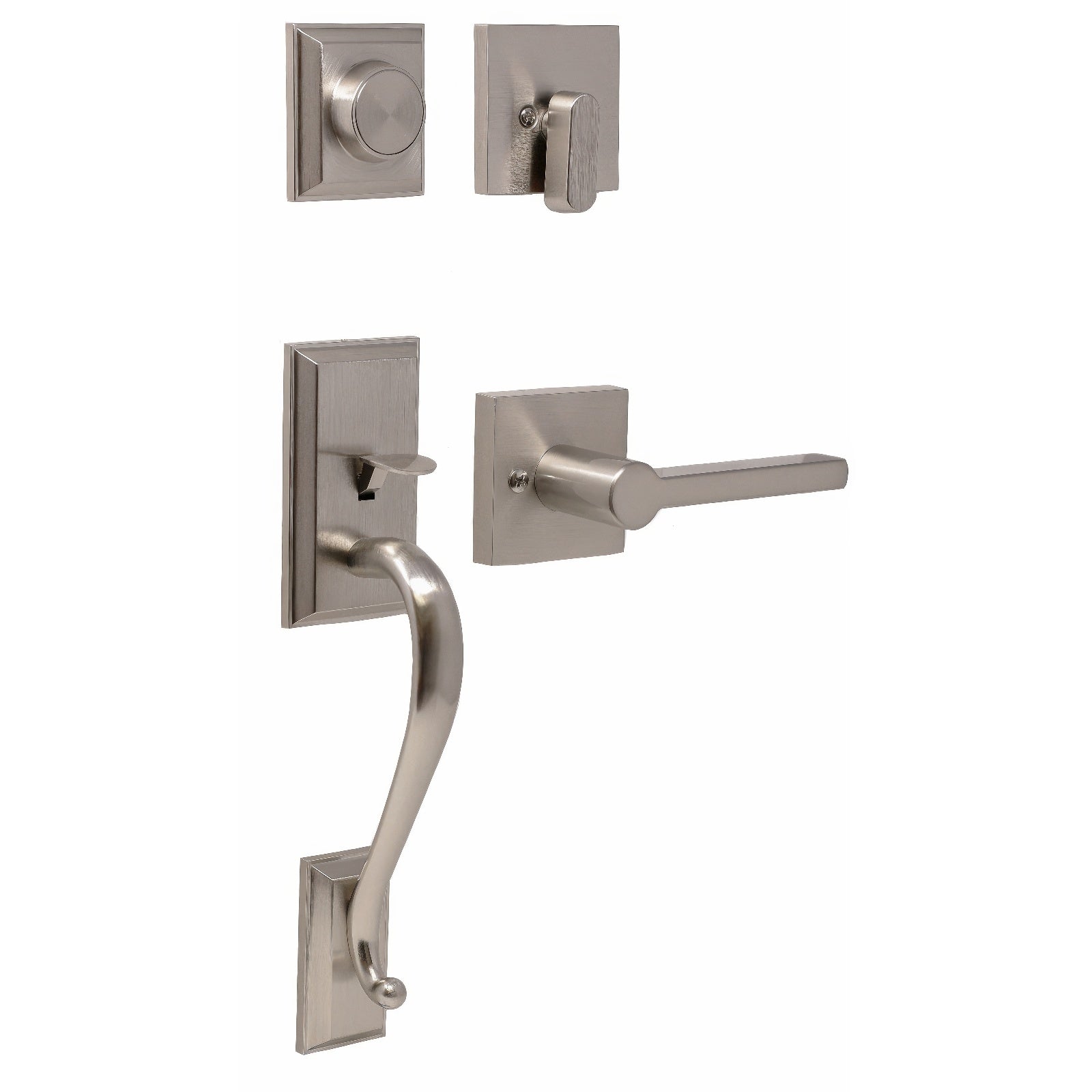 Weslock 02865-9-0020 Mayo Dummy Handleset with Brady Door Lever.