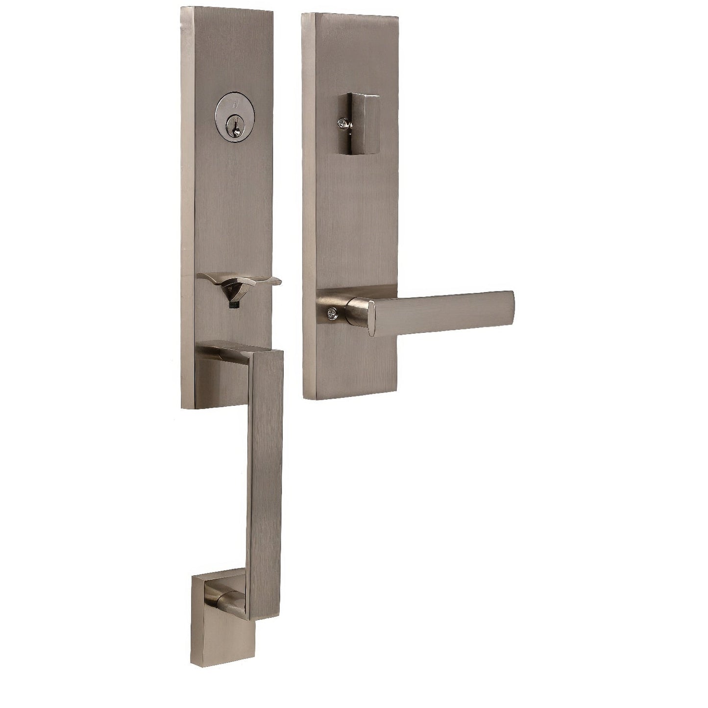 Weslock 02870-3-SL2D Leighton Single Cylinder Handleset with Utica Door Lever.