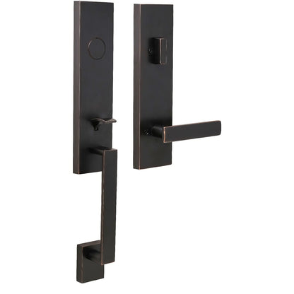 Weslock 02875-3-0020 Leighton Dummy Handleset with Utica Door Lever