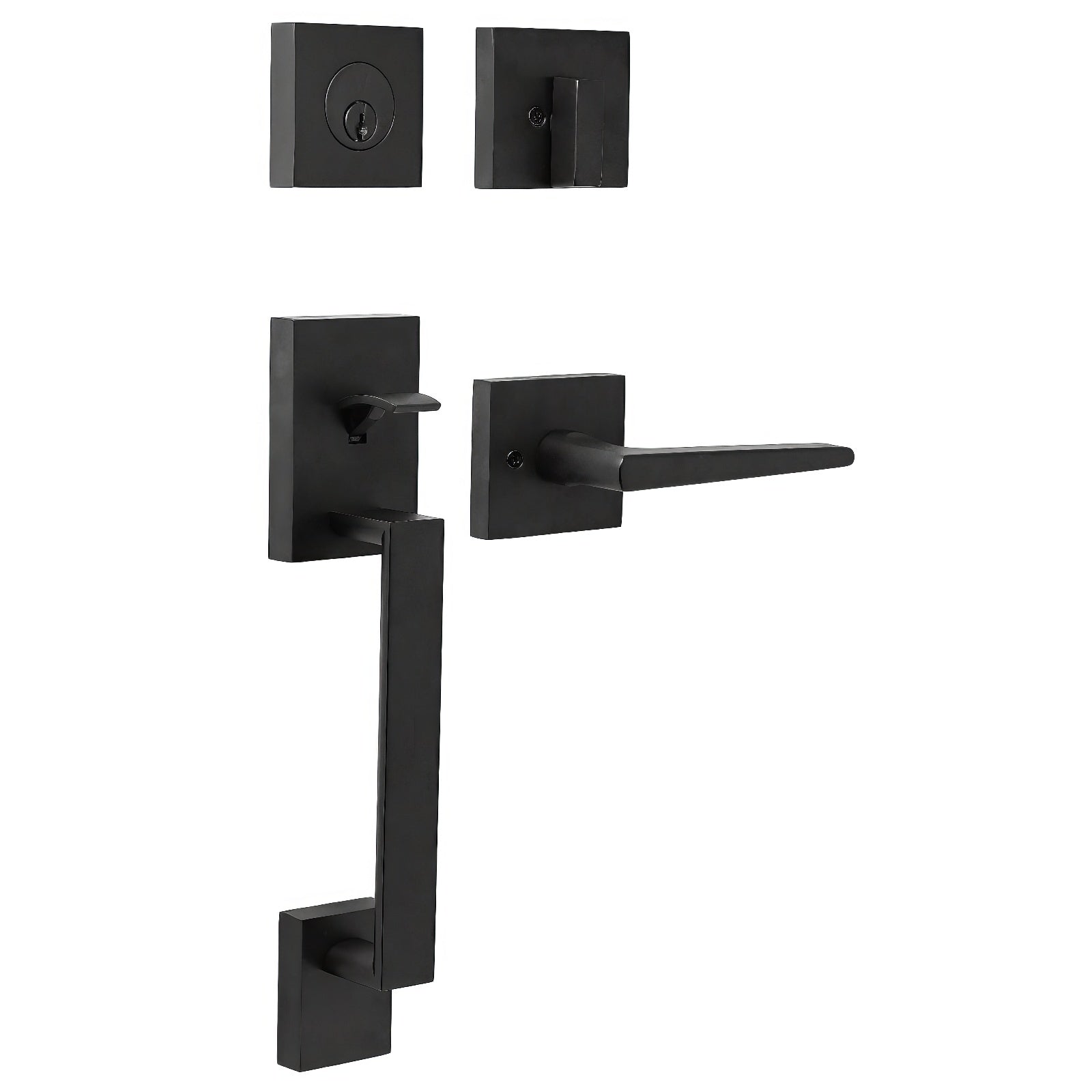 Weslock 02880-7-FR2D Brookside Single Cylinder Handleset with Philtower Door Lever