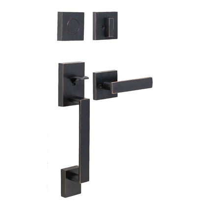 Weslock 02885-3-0020 Brookside Dummy Handleset with Utica Door Lever