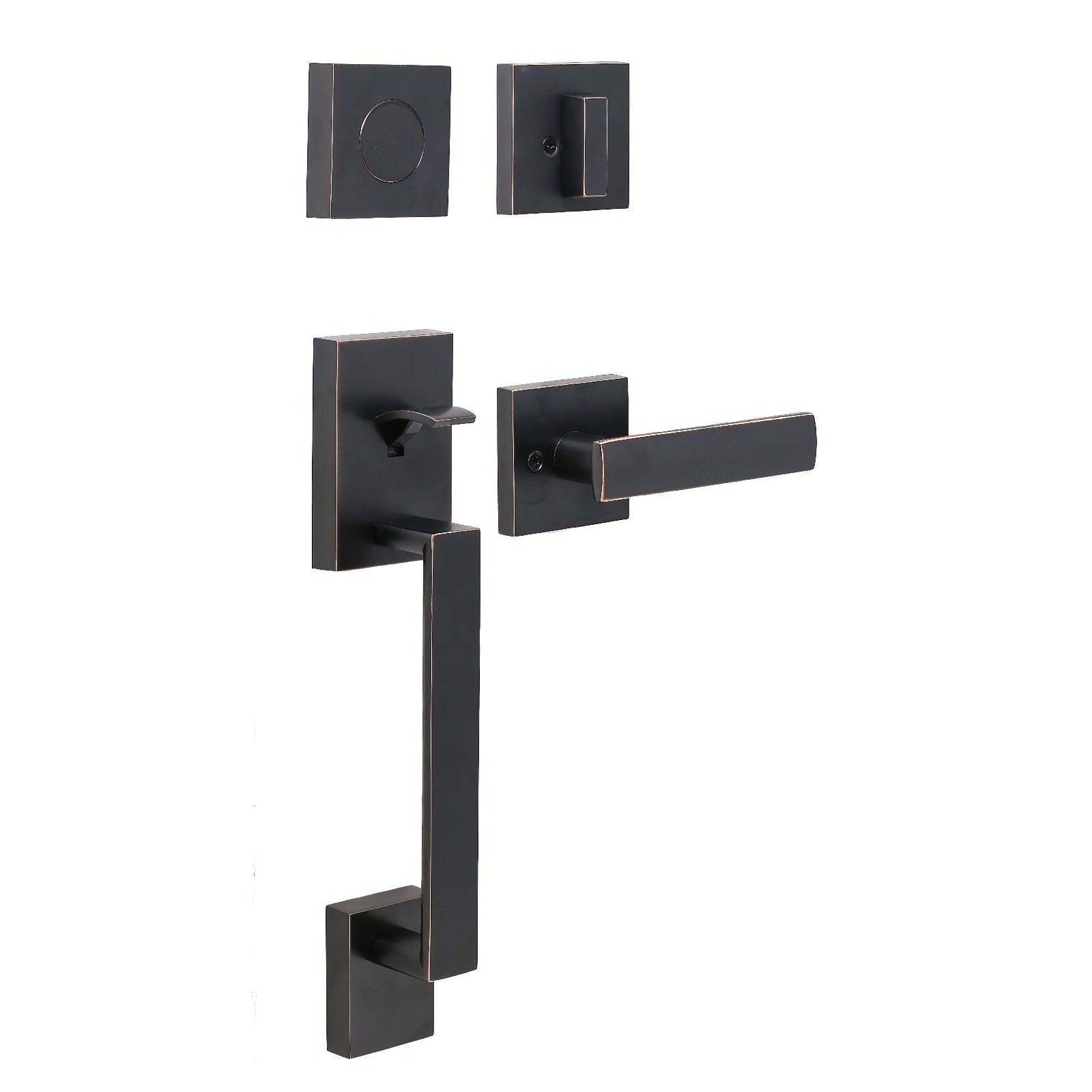 Weslock 02885-3-0020 Brookside Dummy Handleset with Utica Door Lever