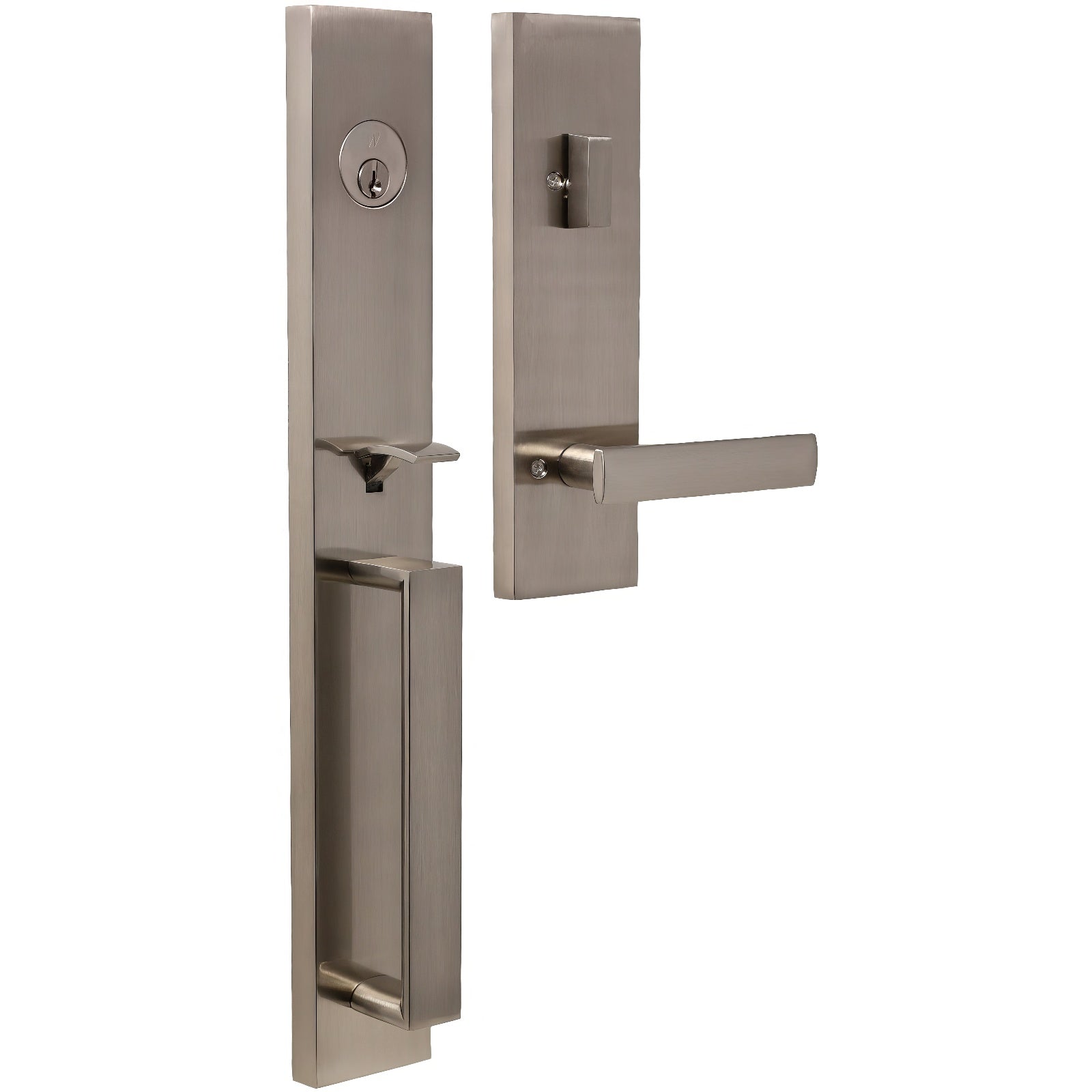 Weslock 02890-3-SL2D Xanthis Single Cylinder Handleset with Utica Door Lever