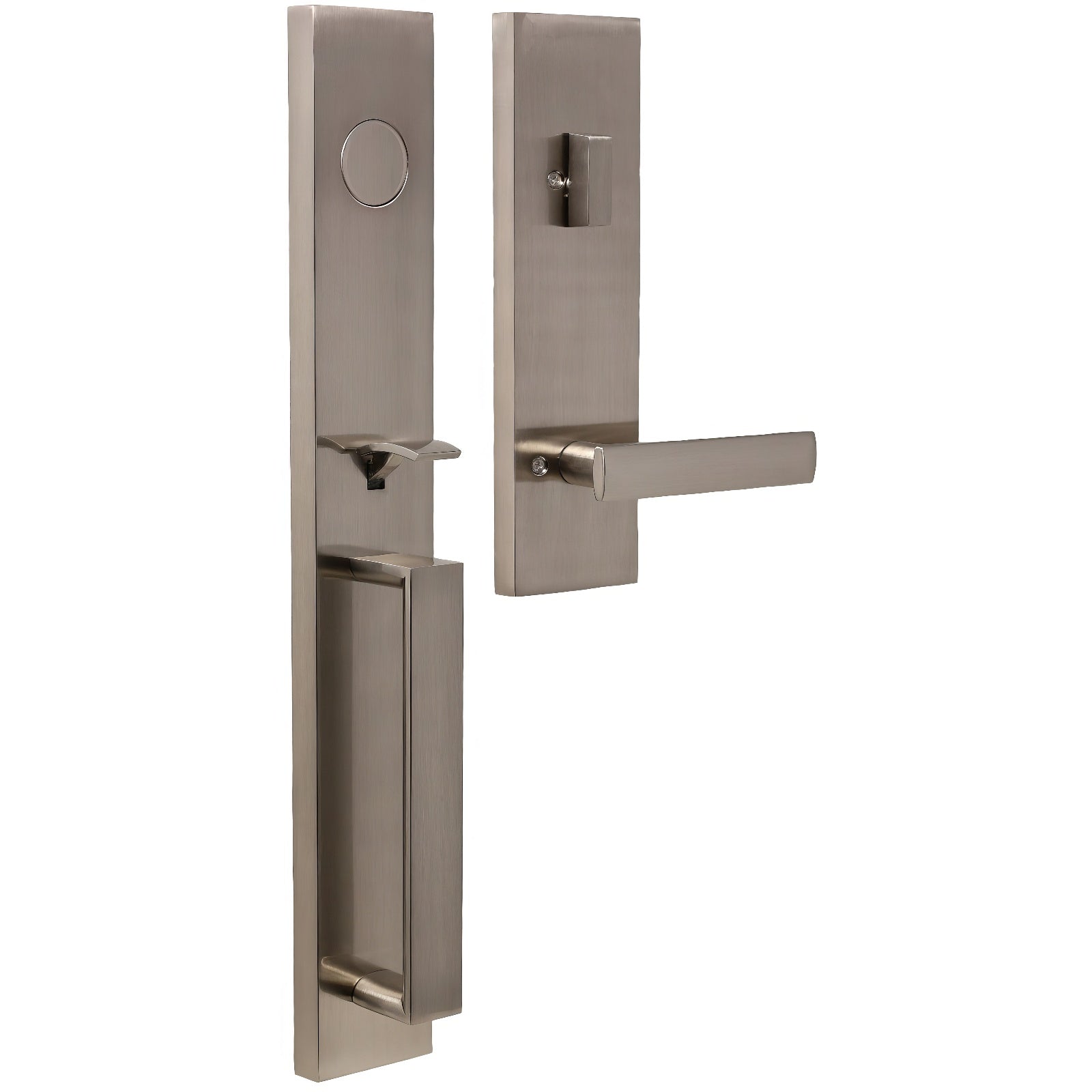 Weslock 02895-3-0020 Xanthis Dummy Handleset with Utica Door Lever
