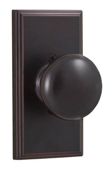 Weslock 03705I1--0020 Impresa Woodward Half Dummy Lock Oil Rubbed Bronze Finish.