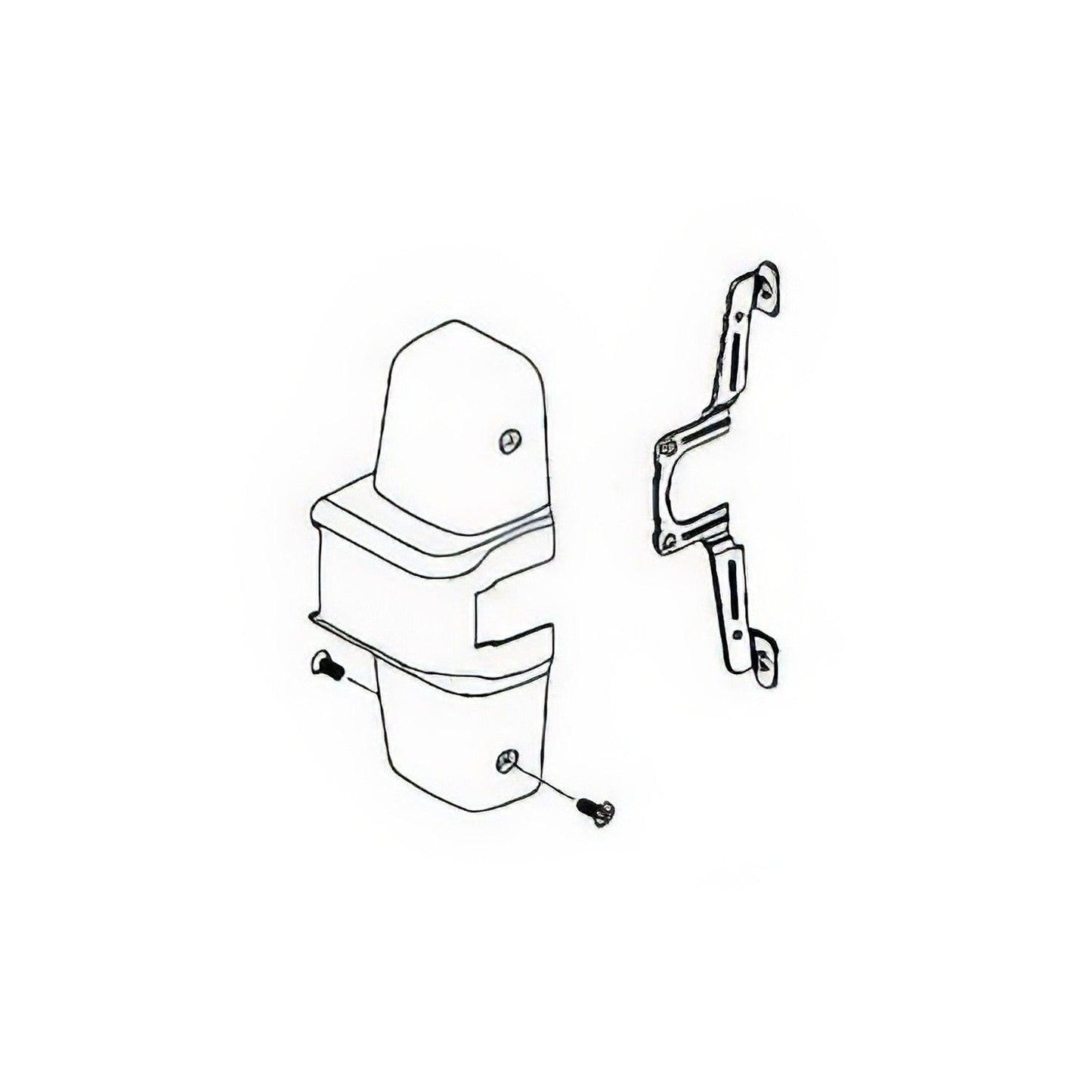 Von Duprin 050071 Center Case Cover Kit for 98 / 99 Series Rim Exit Device