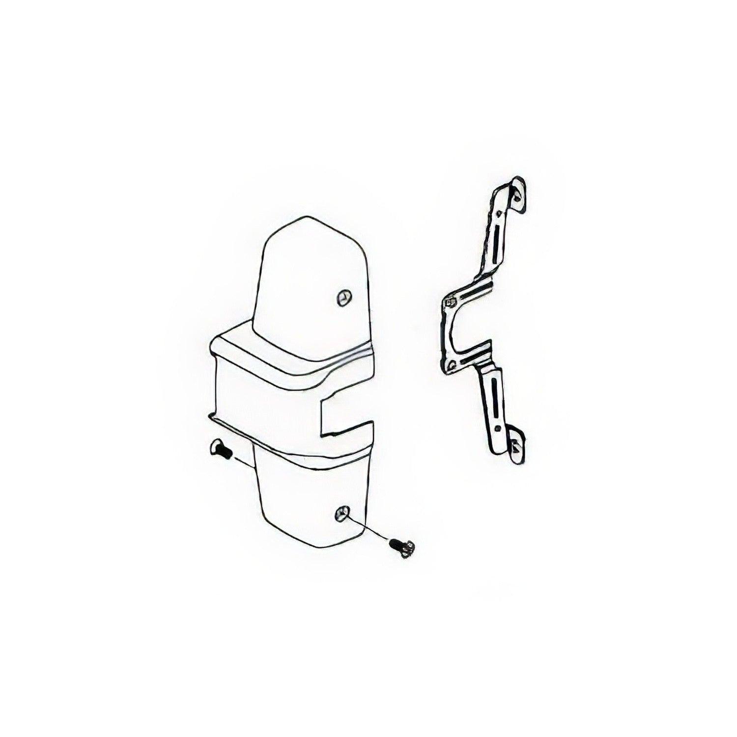Von Duprin 050071 Center Case Cover Kit for 98 / 99 Series Rim Exit Device