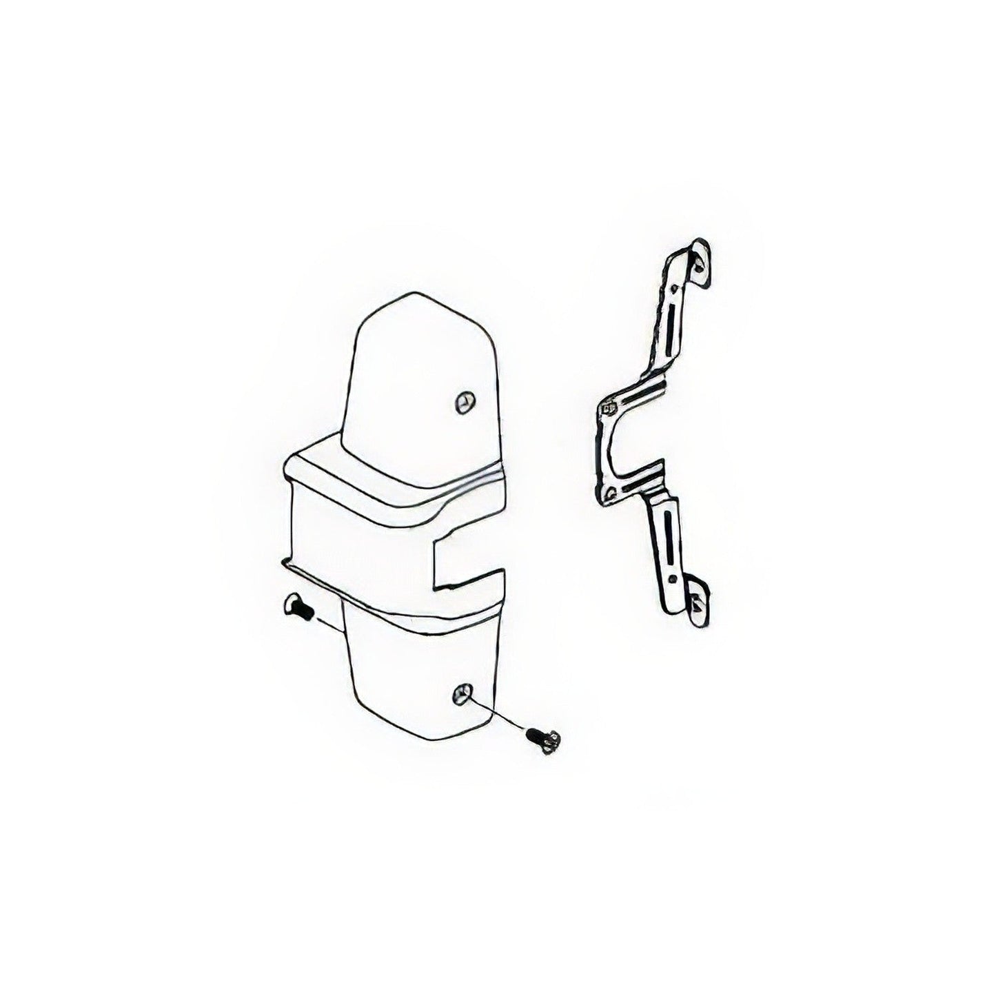 Von Duprin 050071 Center Case Cover Kit for 98 / 99 Series Rim Exit Device
