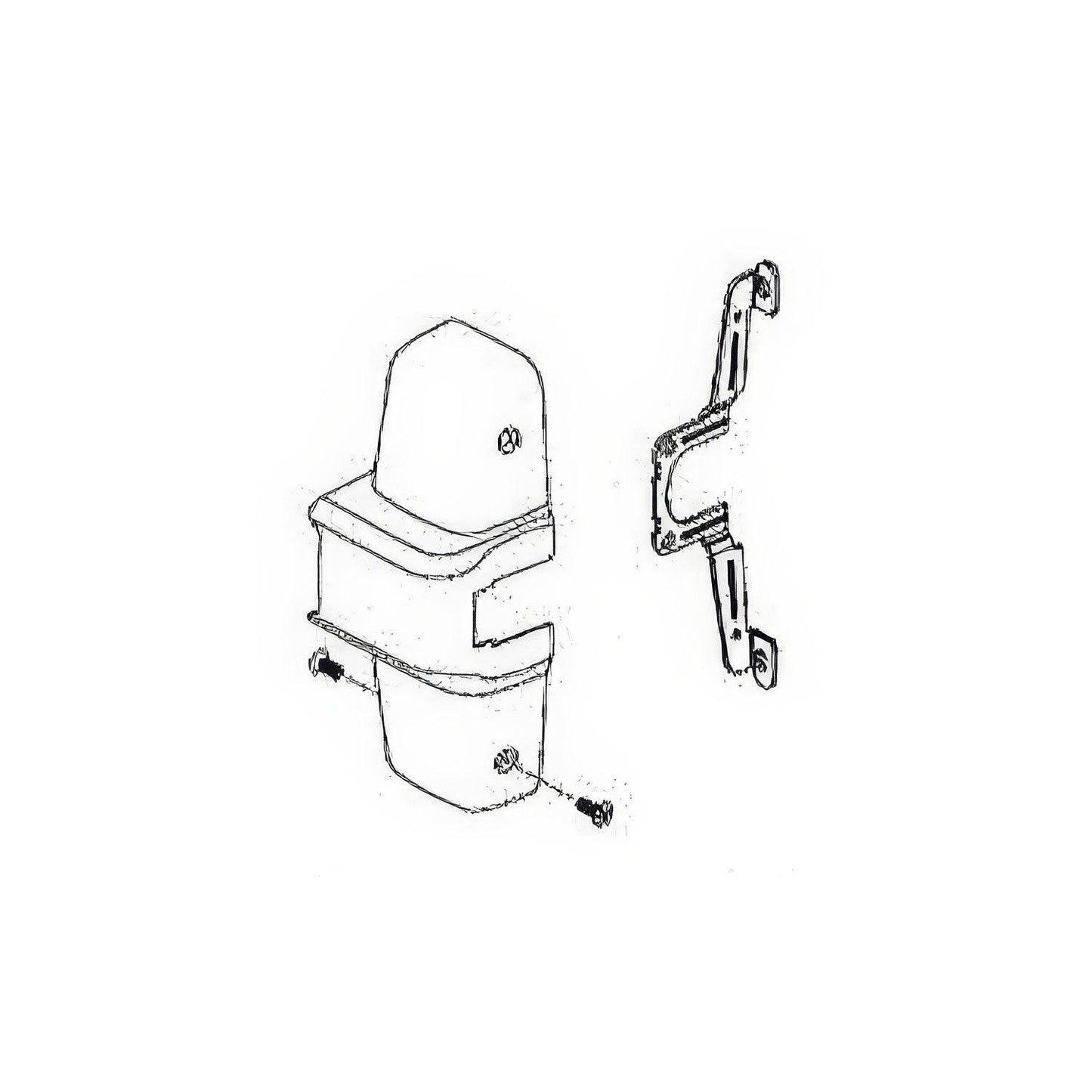 Von Duprin 050072 Center Case Cover Kit for 9927 Series Rim Exit Device