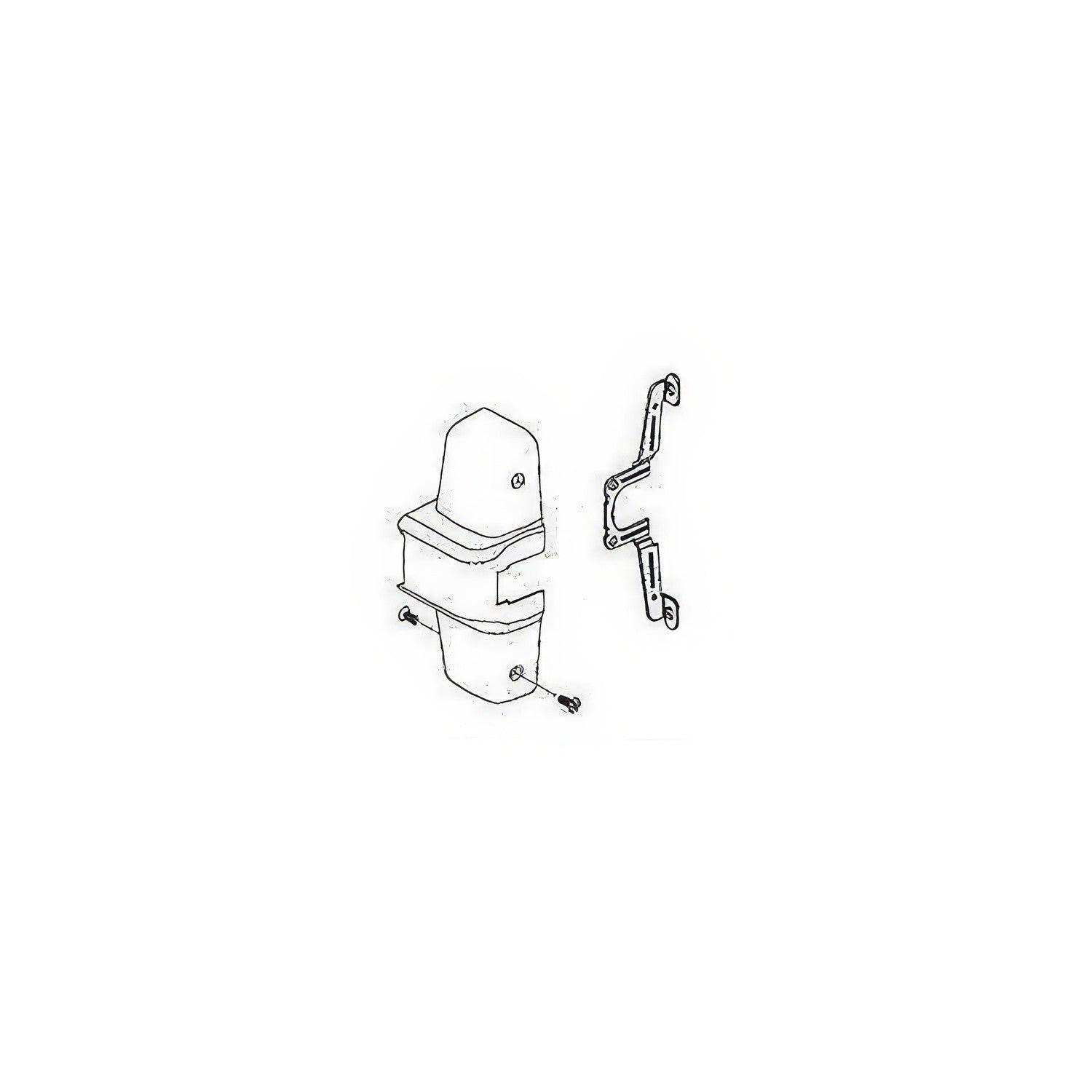 Von Duprin 050072 Center Case Cover Kit for 9927 Series Rim Exit Device