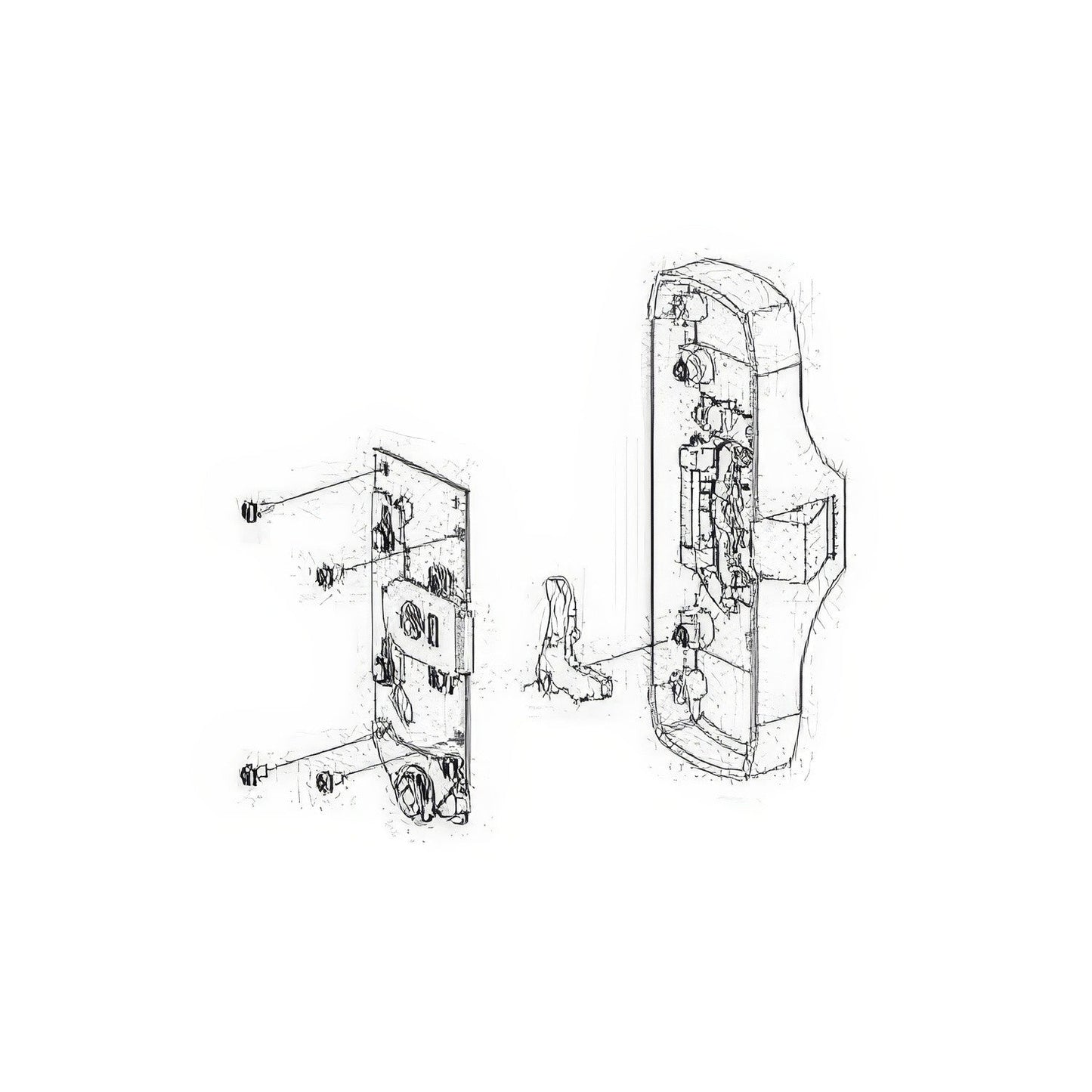 Von Duprin 050103 Knob / Lever Backplate Conversion Kit