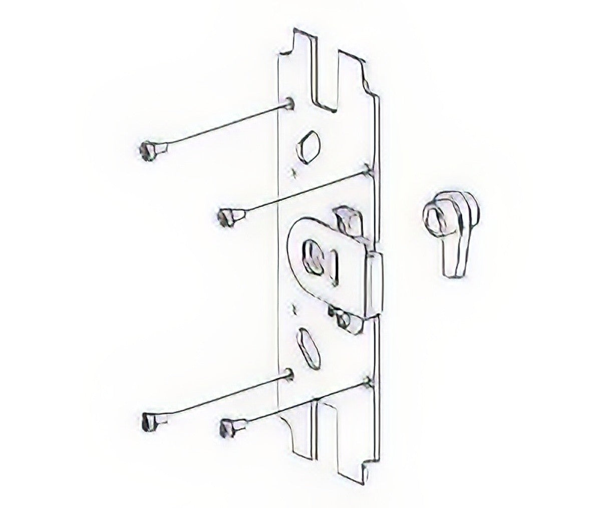 Von Duprin 050106 Night Latch Backplate Conversion Kit