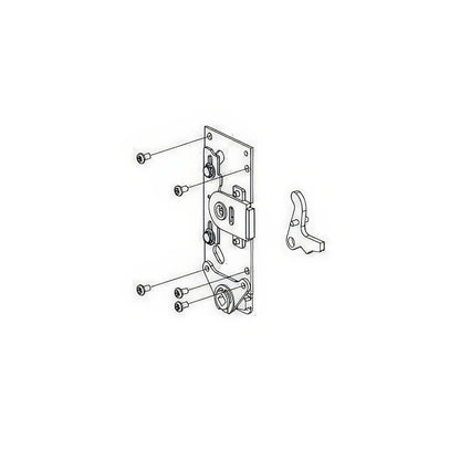 Von Duprin 050108 Knob Lever Fire Rated Backplate Conversion