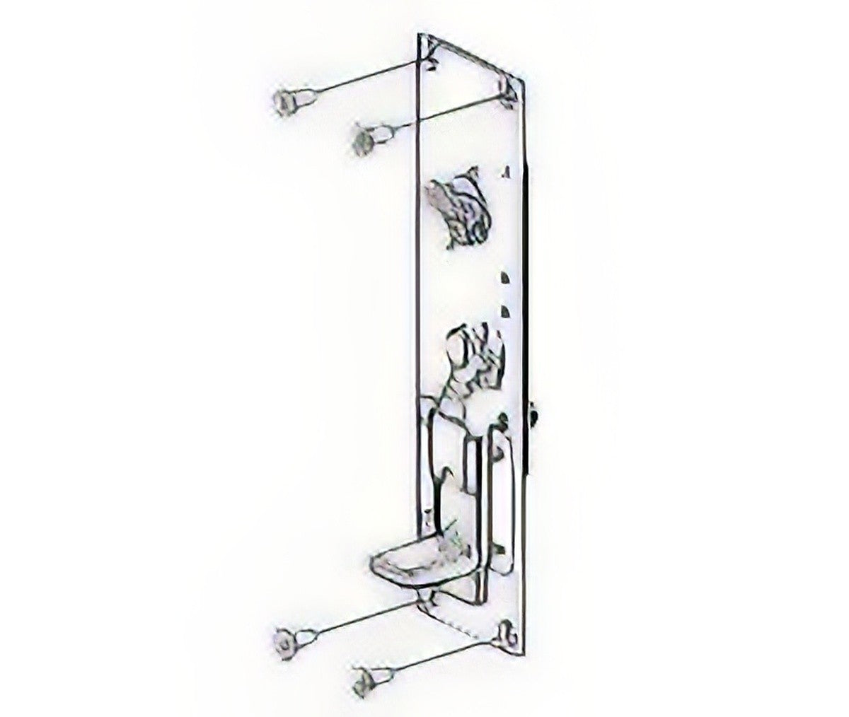 Von Duprin 050202 Backplate Conversion Kit for 8827TP / 8827NL Exit Device Trim