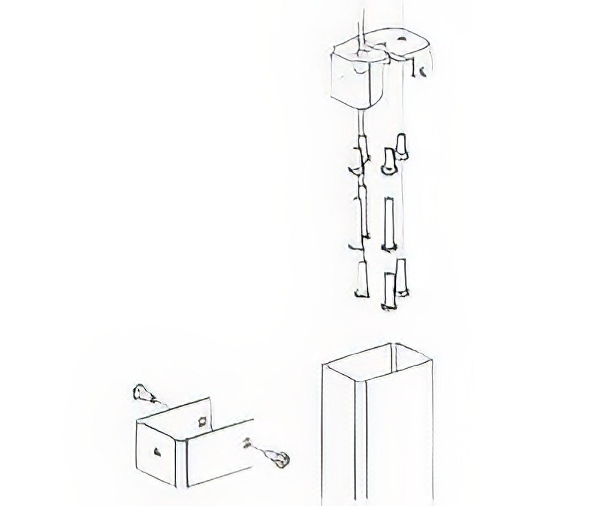 Von Duprin 050335 Top Fitting and Cover for 16547 / 49547 / 16548 / 49548 Mullion.