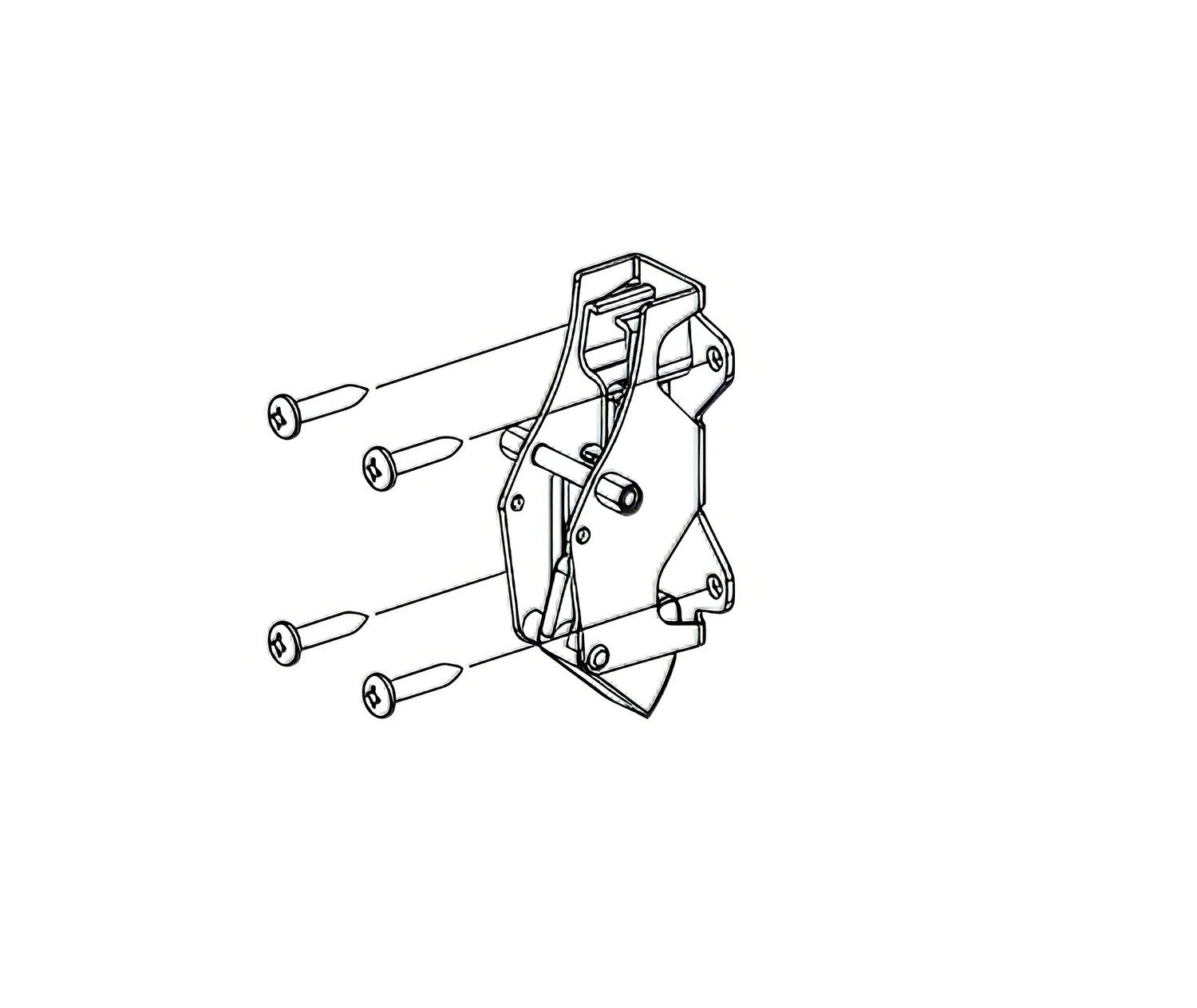 Von Duprin 050472 Bottom Latch Kit Less Cover for 8827 Series Exit Device