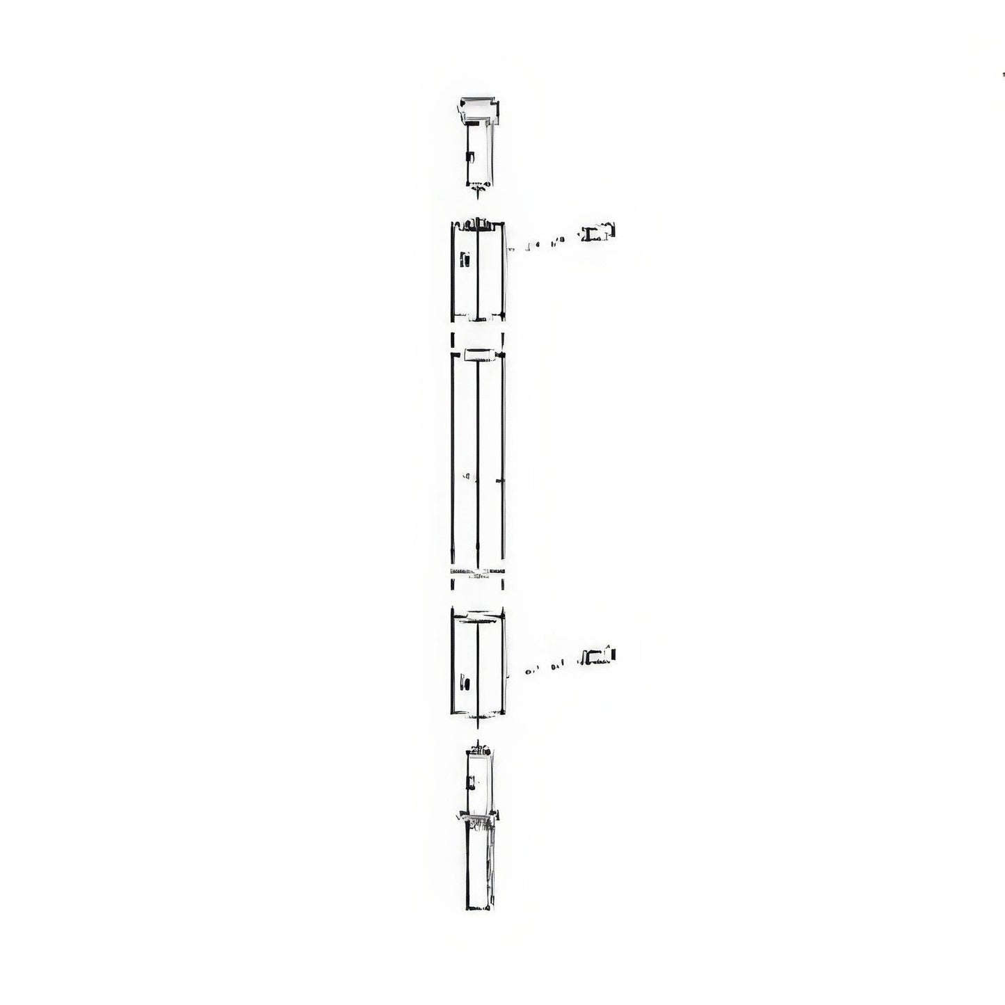 Von Duprin 050514 Bottom Rod Kit for 3327AEO / 9827EO / 9927EO Exit Device