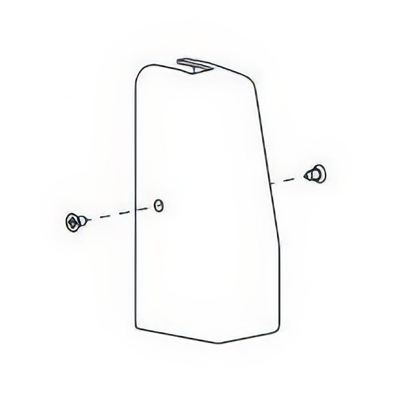 Von Duprin 050566 Latch Case Cover Kit with Screws for Exit Device