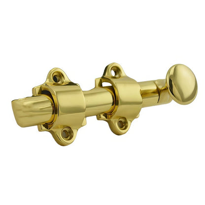 Ives 054MB 4-3/8" x 1-5/8" Solid Brass Dutch Door Surface Bolt with 5/8" Throw.