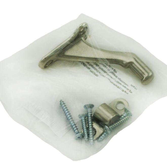 Ives 059A14 Aluminum Handrail Bracket Bright Nickel Finish.