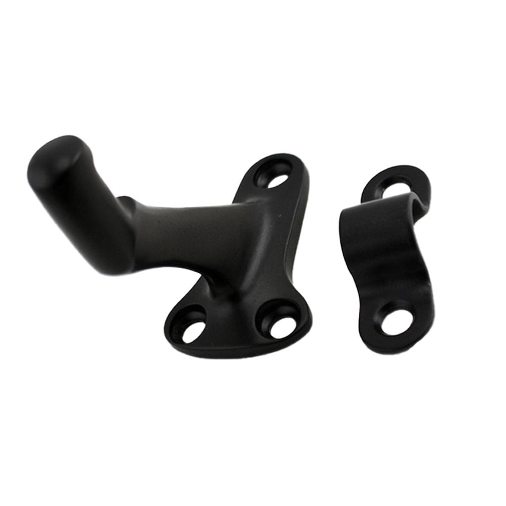 Ives 059BBLK Solid Brass Handrail Bracket Black Finish.
