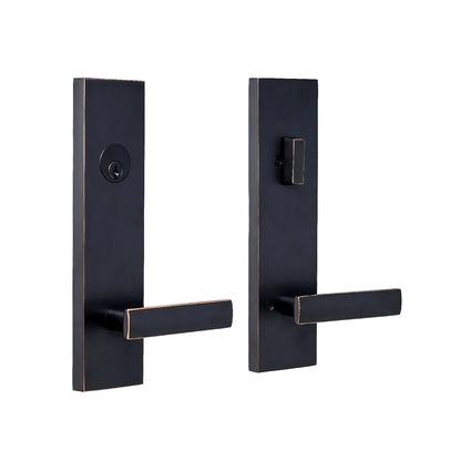 Weslock 066213-3-SL2D Utica Lever Addy Escutcheon Single Cylinder Deadbolt Passage Lock