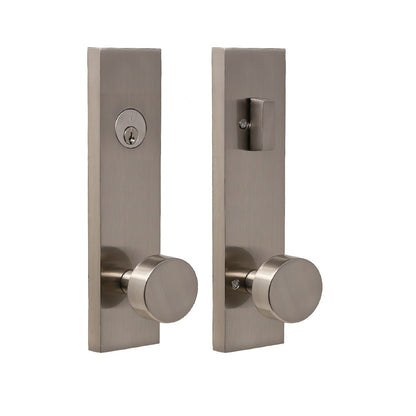 Weslock 066214-4-SL2D Mesa Knob Addy Escutcheon Single Cylinder Deadbolt Passage Lock