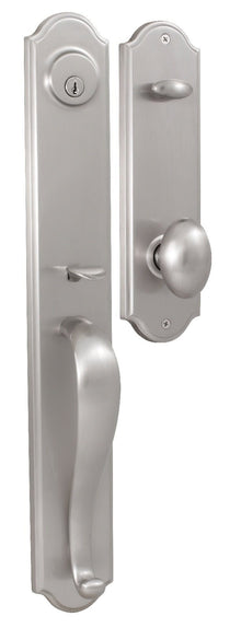 Weslock 06641-J-SL2D Philbrook Single Cylinder Handleset with Julienne Door Knob