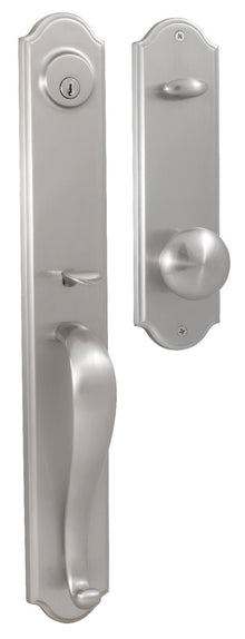 Weslock 06645-1-0020 Philbrook Dummy Handleset with Impresa Door Knob