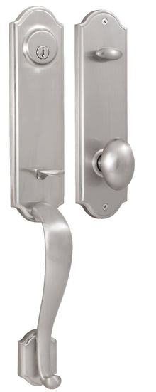 Weslock 06651-J-SL2D Mansion Single Cylinder Handleset with Julienne Door Knob.