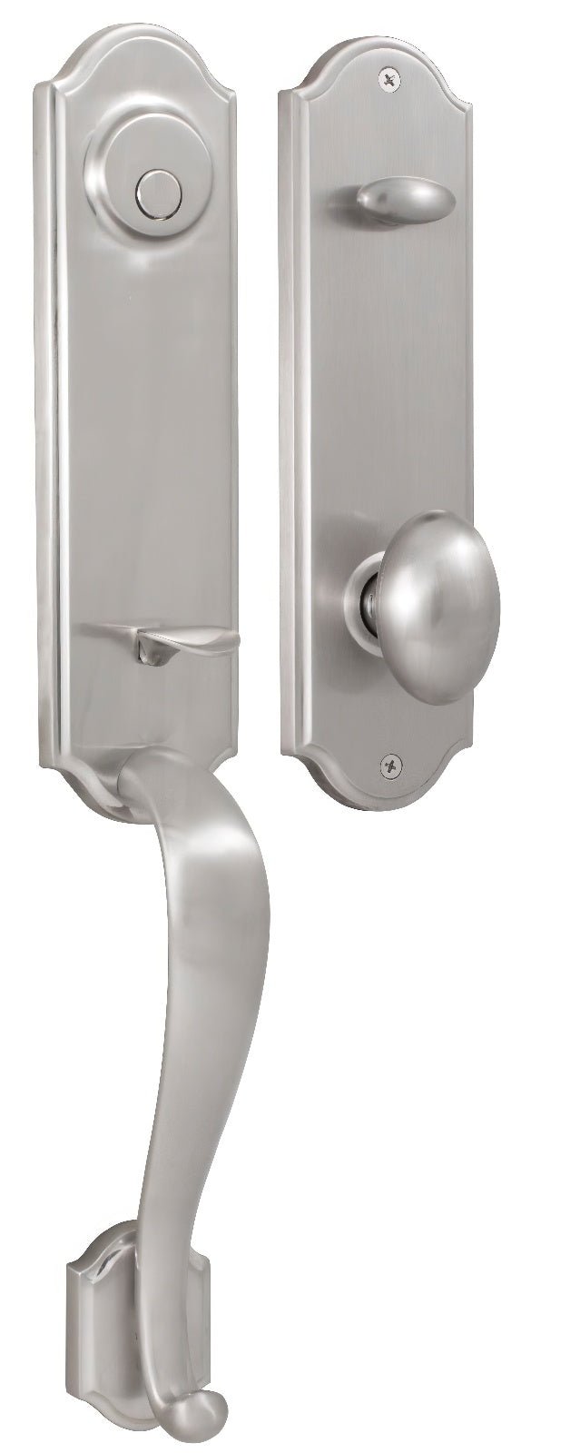 Weslock 06655-J-0020 Mansion Dummy Handleset with Julienne Door Knob