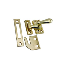 Ives 066A3 Aluminum Casement Fastener with Multiple Strikes Bright Brass Finish.