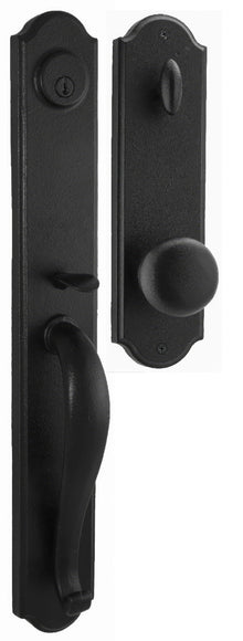 Weslock 07680-F-SL2D Wiltshire Single Cylinder Handleset with Wexford Door Knob