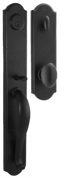 Weslock 07680-M-SL2D Wiltshire Single Cylinder Handleset with Durham Door Knob
