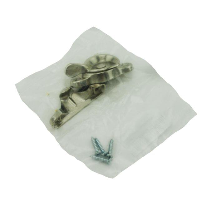 Ives 07A14 Aluminum Window Lock Bright Nickel Finish.