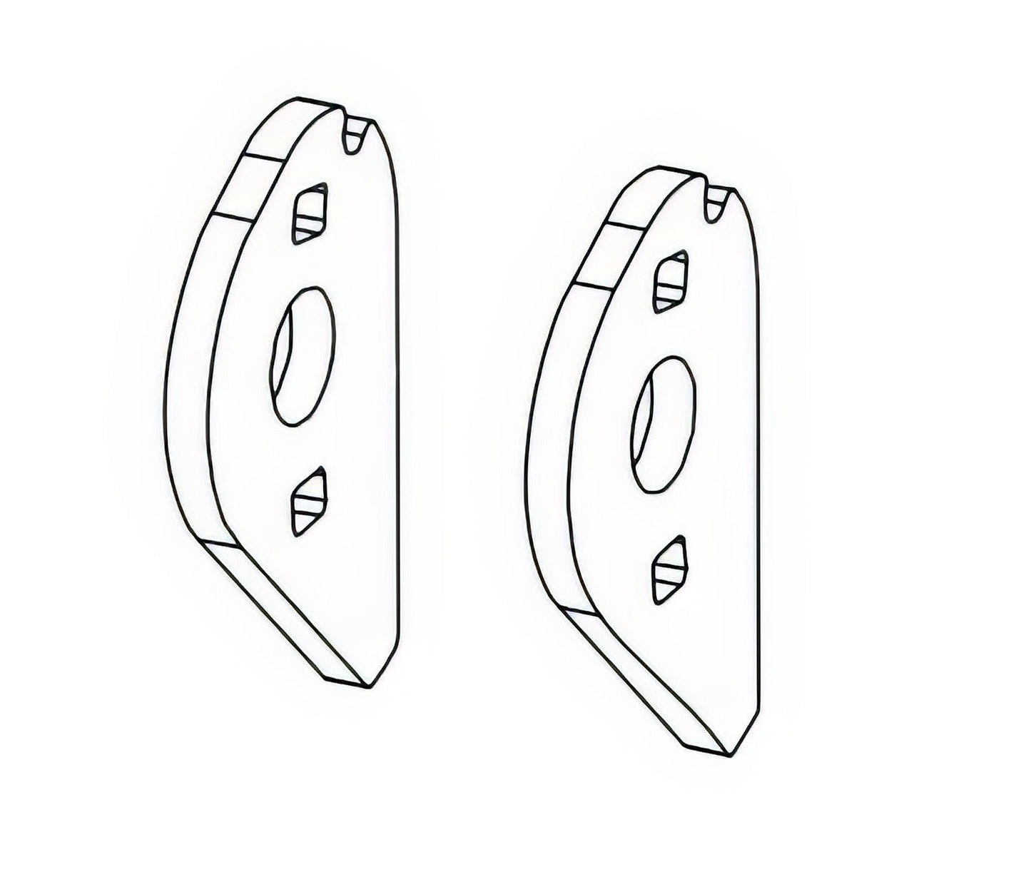 Von Duprin 090090 2 Count Cylinder Lock Package.