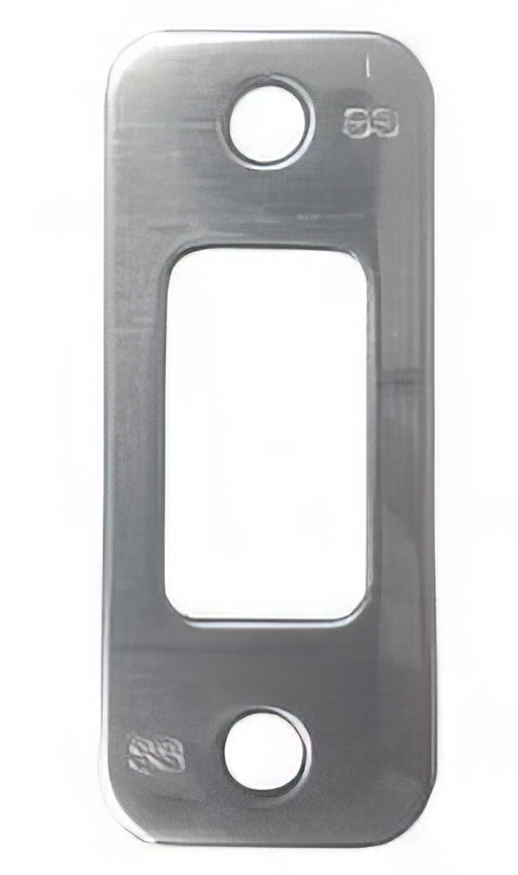 Schlage Commercial 10016 1-1/8" x 2-3/4" Radius Corner Deadbolt Strike Plate