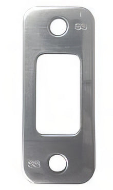 Schlage Commercial 10016 1-1/8" x 2-3/4" Radius Corner Deadbolt Strike Plate
